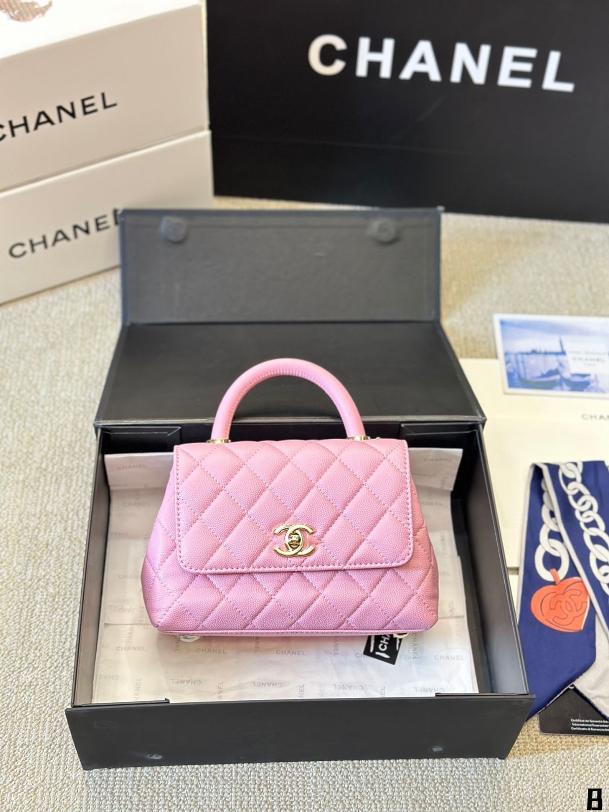 【今日特価！】Chanel Coco Handle ハンドバッグ 送料無料！在庫限定のお得な価格です！