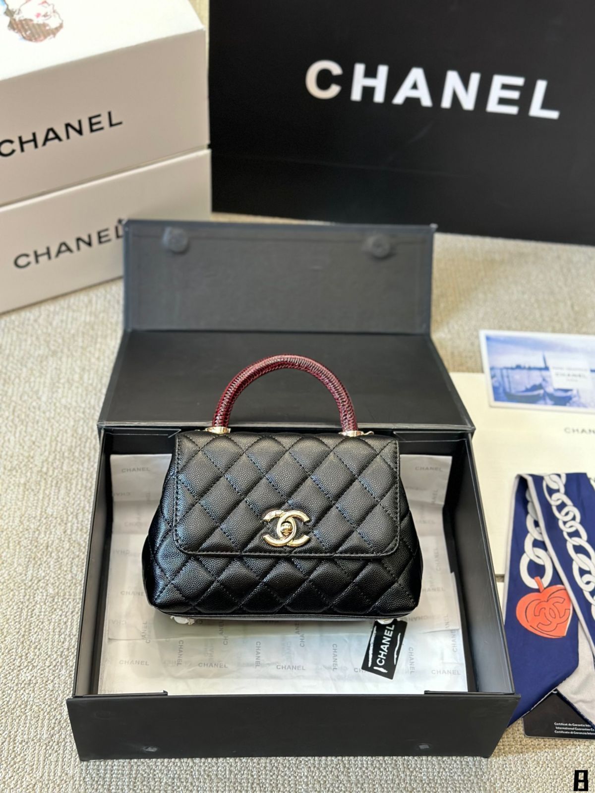 【今日特価！】Chanel Coco Handle ハンドバッグ 送料無料！在庫限定のお得な価格です！