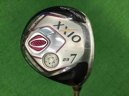 【中古】 ダンロップ XXIO(2014) 7W(ボルドー) レディース フェアウェイウッド FW XXIO MP800L(フェアウェイ)ボルドー (フレックスL) レディース 女性用 右利き 右用 Cランク ゴルフクラブ