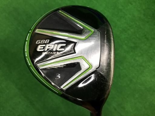 【中古】 キャロウェイ GBB EPIC STAR 3W フェアウェイウッド FW リシャフト (フレックスその他) メンズ 男性用 右利き 右用 Cランク ゴルフクラブ