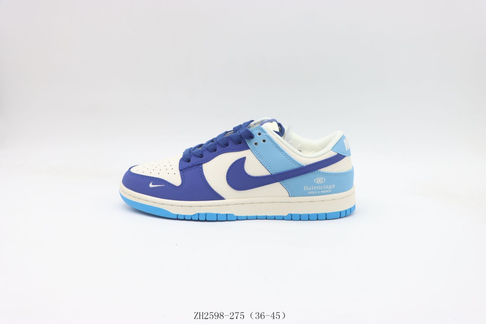 【今日特価】NIKE ナイキ SB ローカットスケートシューズ ブルーホワイトバレンシアガZH2598-275