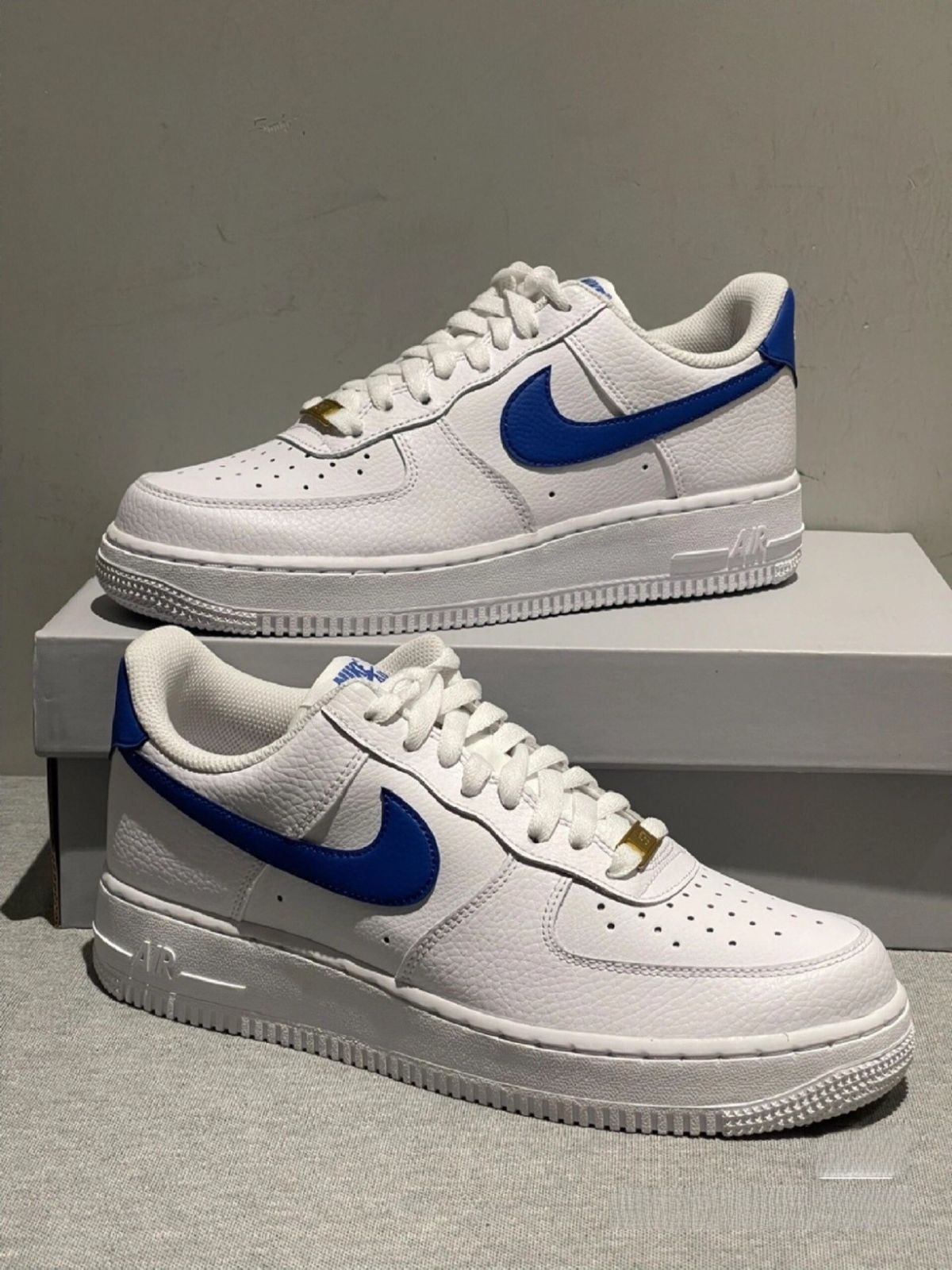 お値下げしました??即購入新品箱付?? NIKE AIR FORCE 1 LOW ホワイト/ロイヤルブルー ナイキ