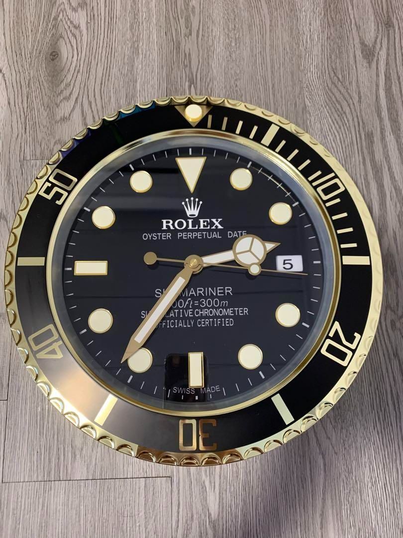 ロレックス ROLEX 掛け時計 サブマリーナブラック
