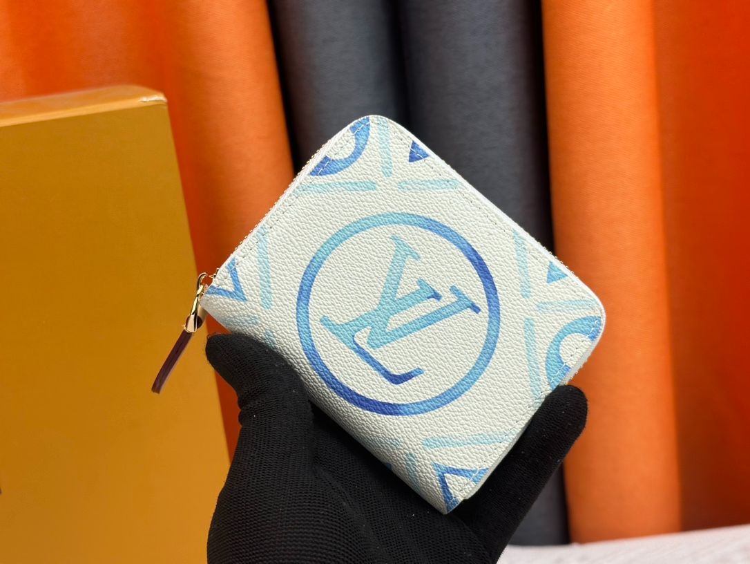 【本日限定特価】Louis Vuitton Zippy コインケース 11×8×1cm モノグラムタイルプリント ※こちらの商品は海外製の並行輸入品です。 [本日特価|新品未使用品]