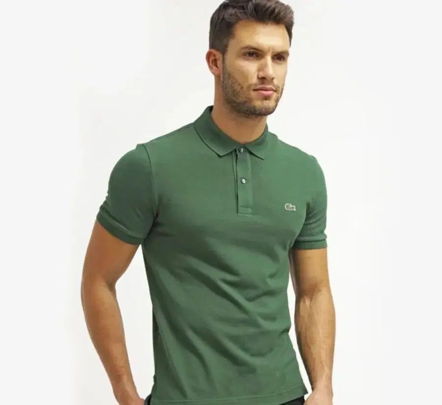 在庫3個あり 正規品 LACOSTE メンズ スリムフィット PK 半袖T Tシャツ