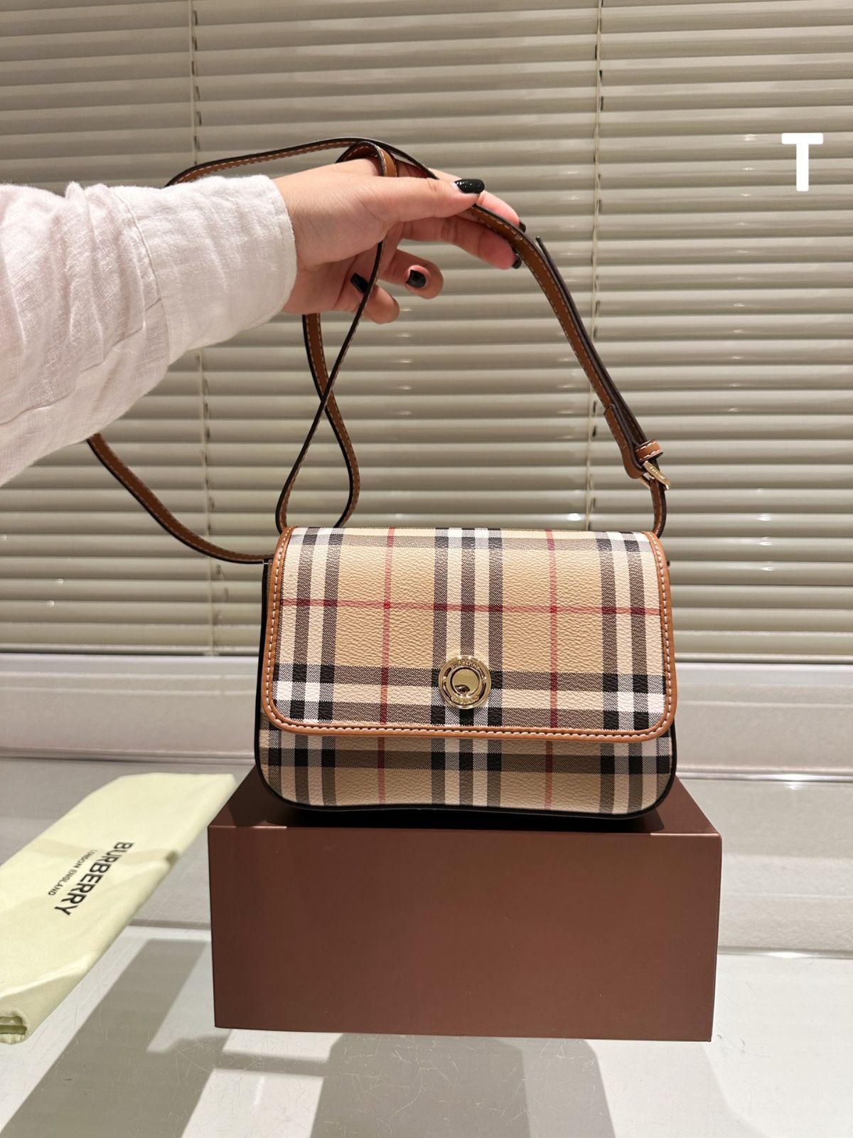 【今日特価】Burberry Vintage Camera Bag バーバリー ヴィンテージ カメラバッグ-WTO輸入2