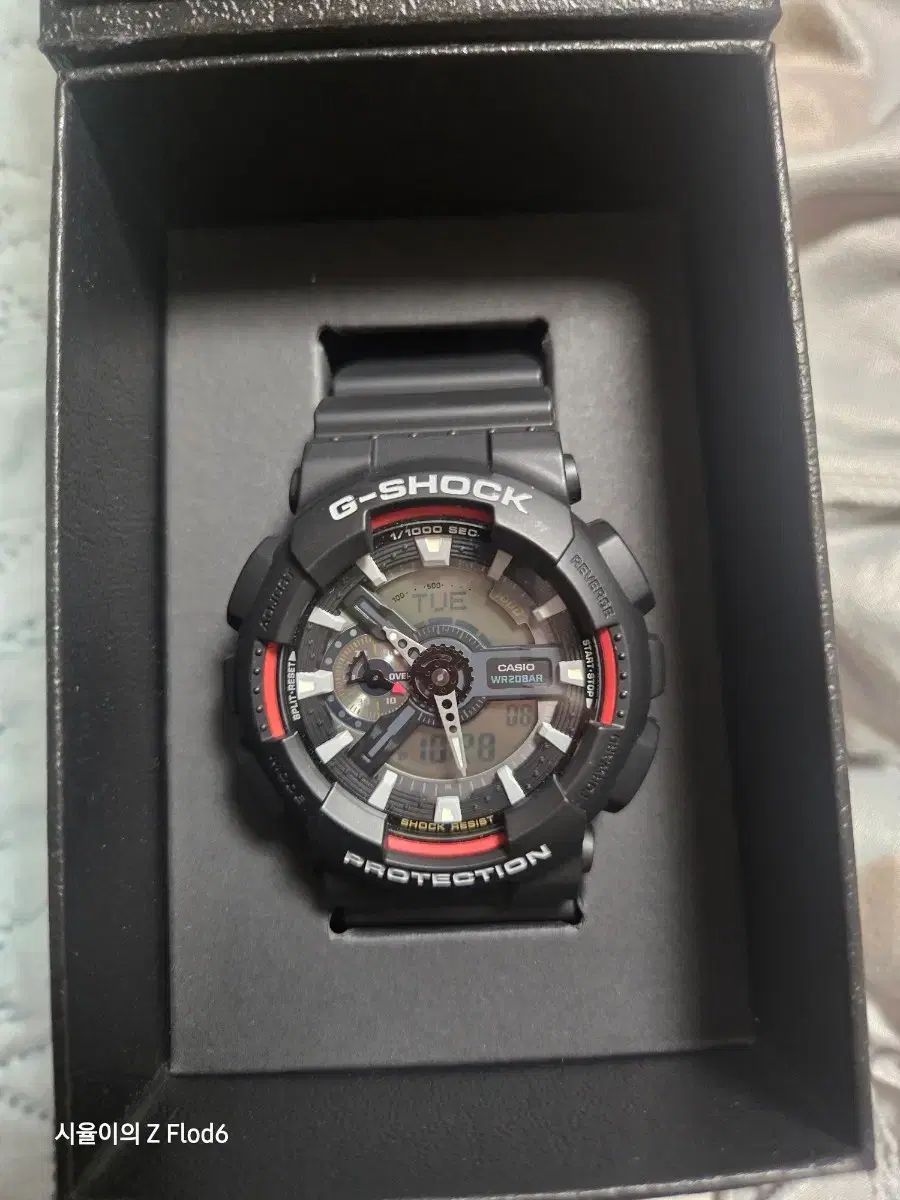 カシオ G-SHOCK BIG FACE メンズ 腕時計 ORIGIN 赤モデル GA-110RL-1AD