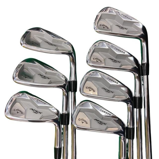 【中古】 キャロウェイ APEX PRO(2019) 7S アイアンセット IR NS PRO MODUS3 TOUR120 (フレックスS) メンズ 男性用 右利き 右用 Cランク ゴルフクラブ