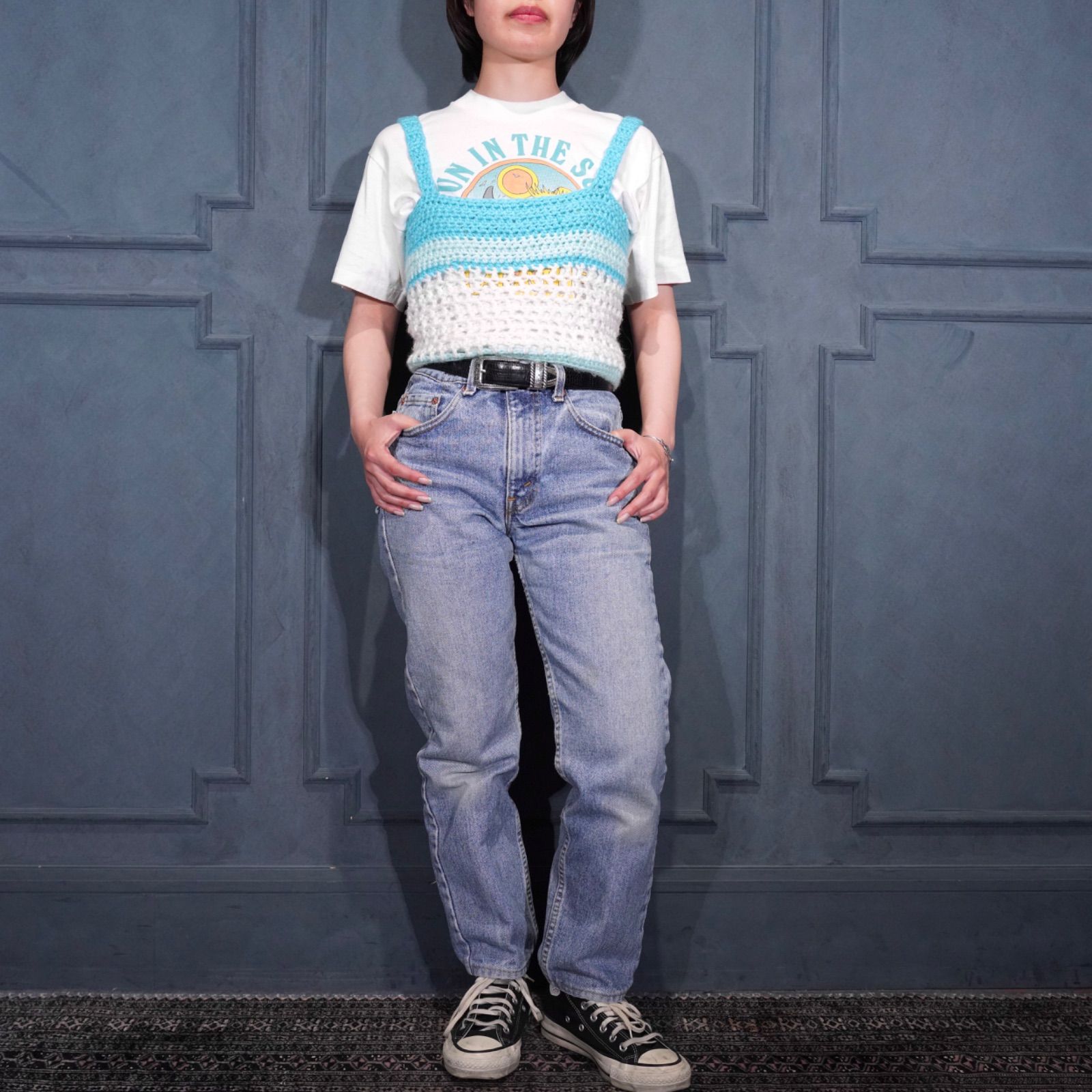 USA VINTAGE Levi's 505 DENIM PANTS STRAIGHT MADE IN USA/アメリカ古着リーバイス505ストレートデニムパンツ（アメリカ製）