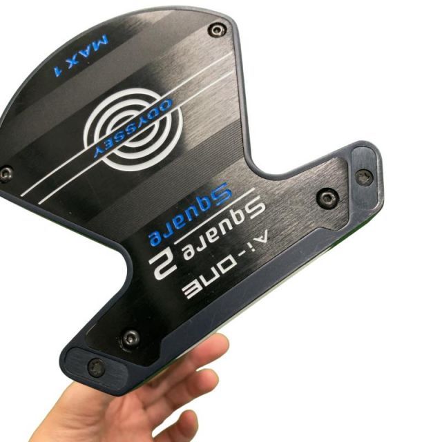【中古】 オデッセイ Ai-ONE SQUARE 2 SQUARE MAX 1 34インチ パター PT STROKE LAB 90 スチール (フレックスその他) メンズ 男性用 右利き 右用 Cランク ゴルフクラブ
