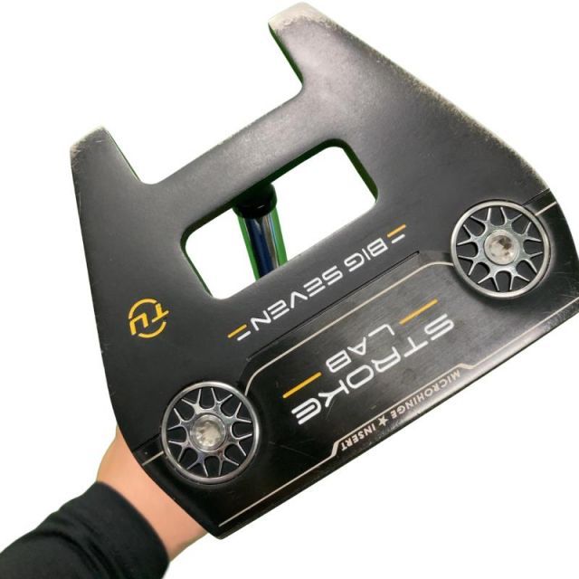 【中古】 オデッセイ STROKE LAB BLACK BIG SEVEN TU 33インチ パター PT STROKE LAB BLACK (フレックスその他) メンズ 男性用 右利き 右用 Cランク ゴルフクラブ