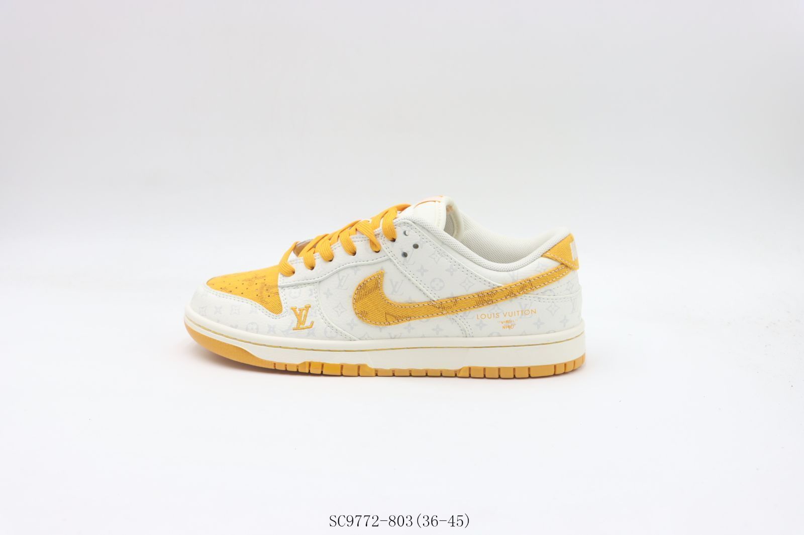 【今日特価】Nike ナイキ SB ロートップスケートシューズ ホワイトイエロー SC9772-803