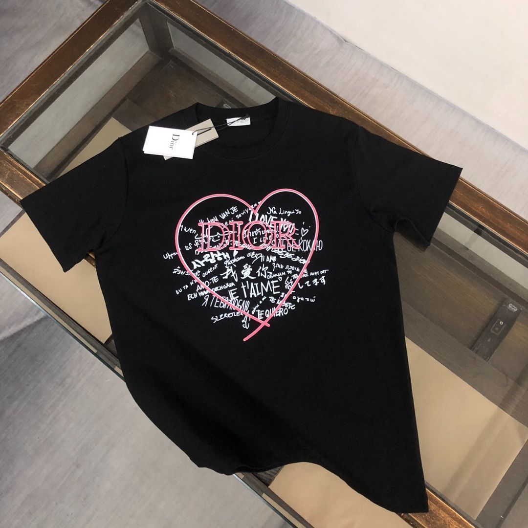 【本日限定特価】DIOR クルーネックTシャツ - 高品質コットンで快適な着心地 [本日特価|新品未使用品]
