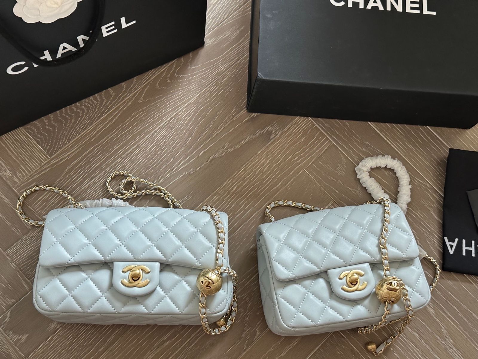 【今日特価】Chanel Gold Ball CF17 Bag - シャネル ゴールドボール CF17 バッグ