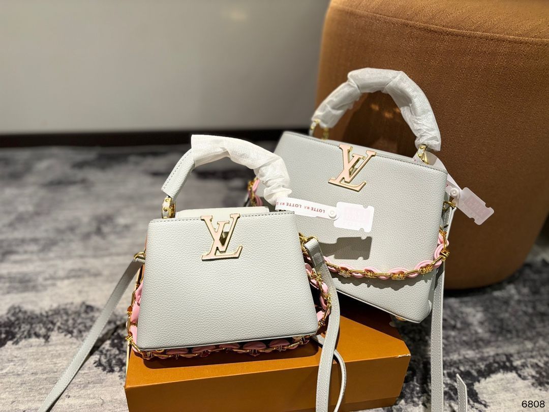 LVCapucines貴婦人バッグ、ハンドバッグ、カメラバッグ、ハンドバッグ、リュックサック、小銭入れ、手首バッグ、旅行バッグ、財布、ショルダーバッグ、女王様スタイルには必須 12,600円