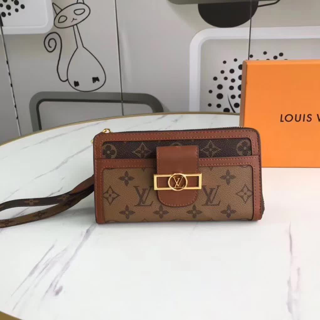 【本日限定特価】Louis Vuitton ダフネ ウォレット 19.5×11.5×2cm モノグラムリバースキャンバス ※こちらの商品は海外製の並行輸入品です。 [本日特価|新品未使用品]