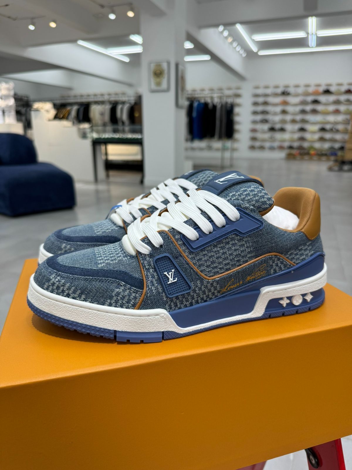 Louis Vuitton Trainer カラー カラー-キャンバスサザンチェック
