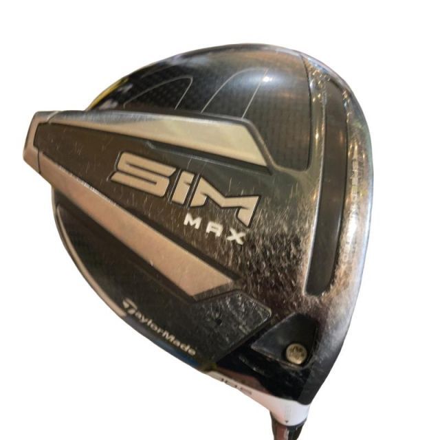 【中古】 テーラーメイド SIM MAX 10.5° ドライバー DR 純正特注シャフト (フレックスSR) メンズ 男性用 右利き 右用 Cランク ゴルフクラブ