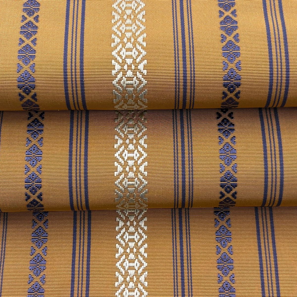 名古屋帯 逸品 小川規三郎 八寸名古屋帯 献上柄 薄茶色 正絹 【中古】 名古屋帯 逸品 小川規三郎 八寸名古屋帯 献上柄 薄茶色 正絹 【中古】
