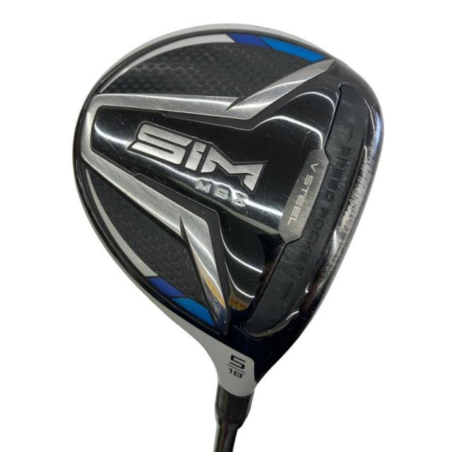 【中古】 テーラーメイド SIM MAX 5W フェアウェイウッド FW リシャフト (フレックスその他) メンズ 男性用 右利き 右用 Dランク ゴルフクラブ