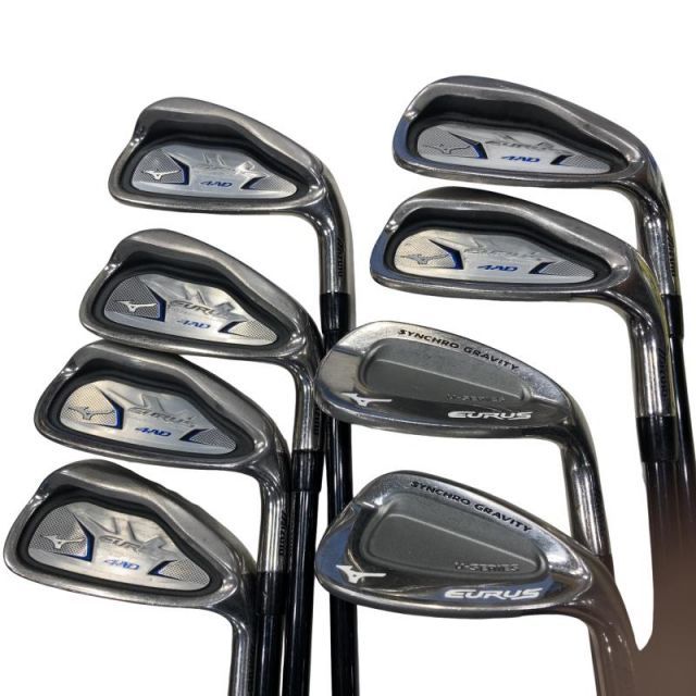 【中古】 ミズノ EURUS 4AD 8S アイアンセット IR EXSAR(EURUS 4AD) (フレックスSR) メンズ 男性用 右利き 右用 Dランク ゴルフクラブ