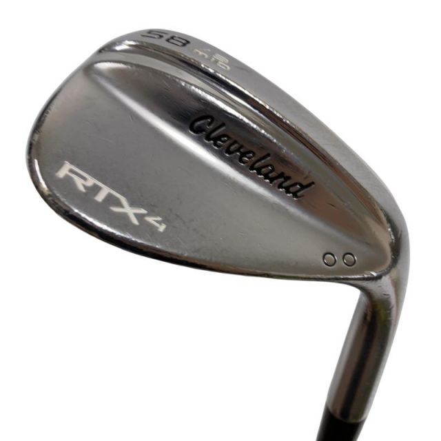 【中古】 クリーブランド Cleveland RTX-4 ツアーサテン 58°/09° MID ウェッジ WG Dynamic Gold (フレックスS) メンズ 男性用 右利き 右用 Dランク ゴルフクラブ