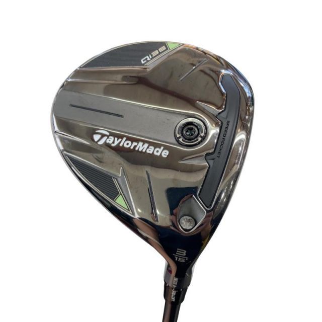 【中古】 テーラーメイド Qi35 3W フェアウェイウッド FW Diamana SILVER TM55(Qi35 FW) (フレックスS) メンズ 男性用 右利き 右用 Cランク ゴルフクラブ