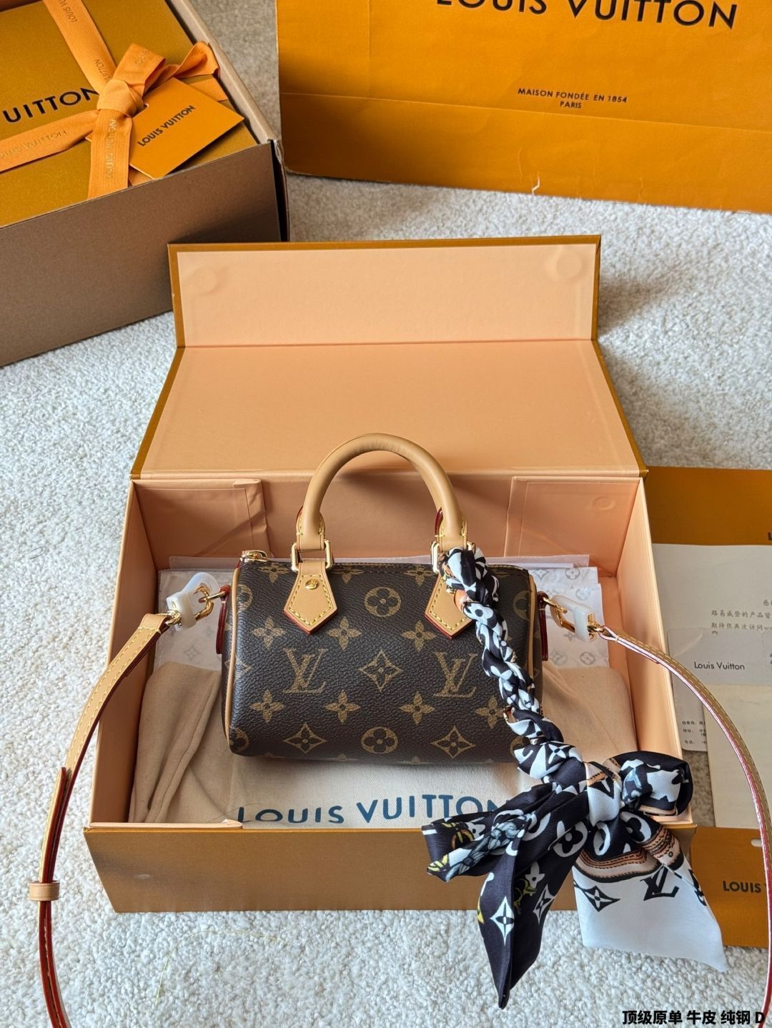 【今日特価】Louis Vuitton Nano Speedy 16 Pillow Bag・ルイ・ヴィトン Nano Speedy 16 ピローバッグ-WTO輸入