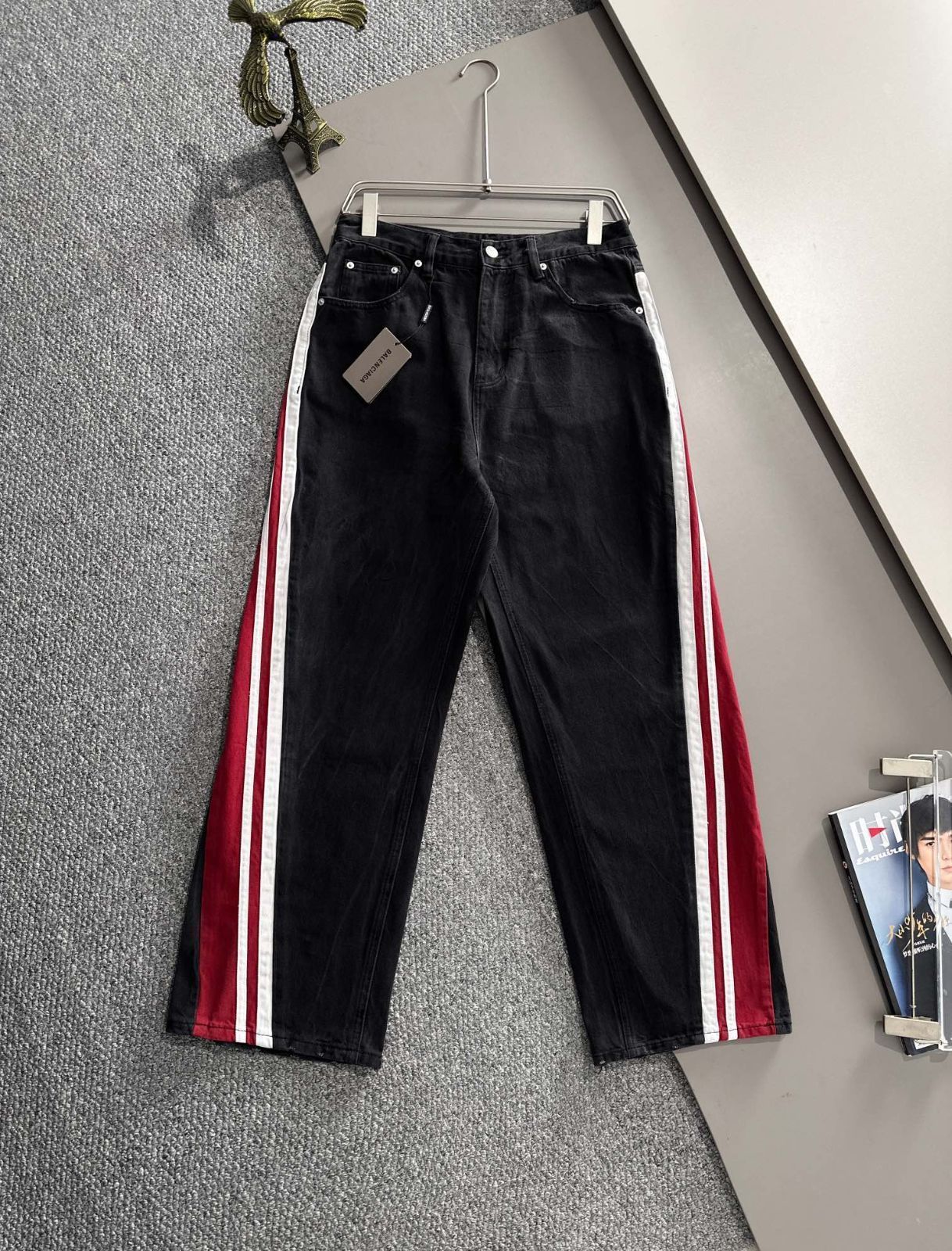 【今日特価】Paris 2025FW ルーズストレートデニムパンツ