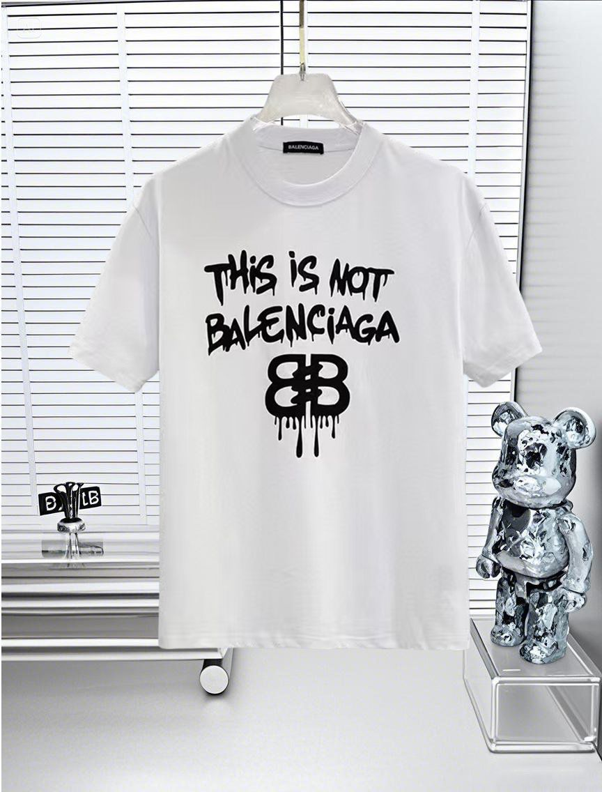 【今日特価】Balenciaga バレンシアガ 25SS ロゴプリント T シャツ