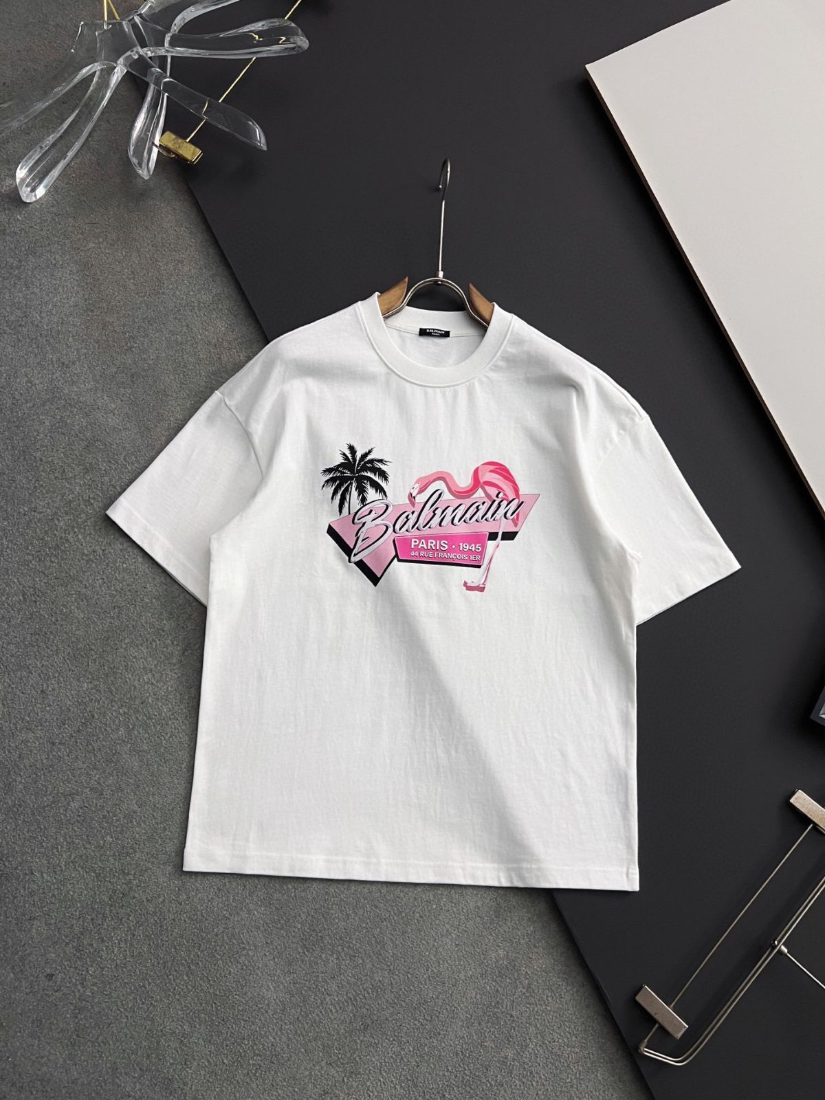 【今日特価】BALMAIN 25SS ダブルガーゼ T シャツ