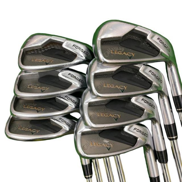 【中古】 キャロウェイ LEGACY 8S アイアンセット IR GS 95 (フレックスS) メンズ 男性用 右利き 右用 Cランク ゴルフクラブ