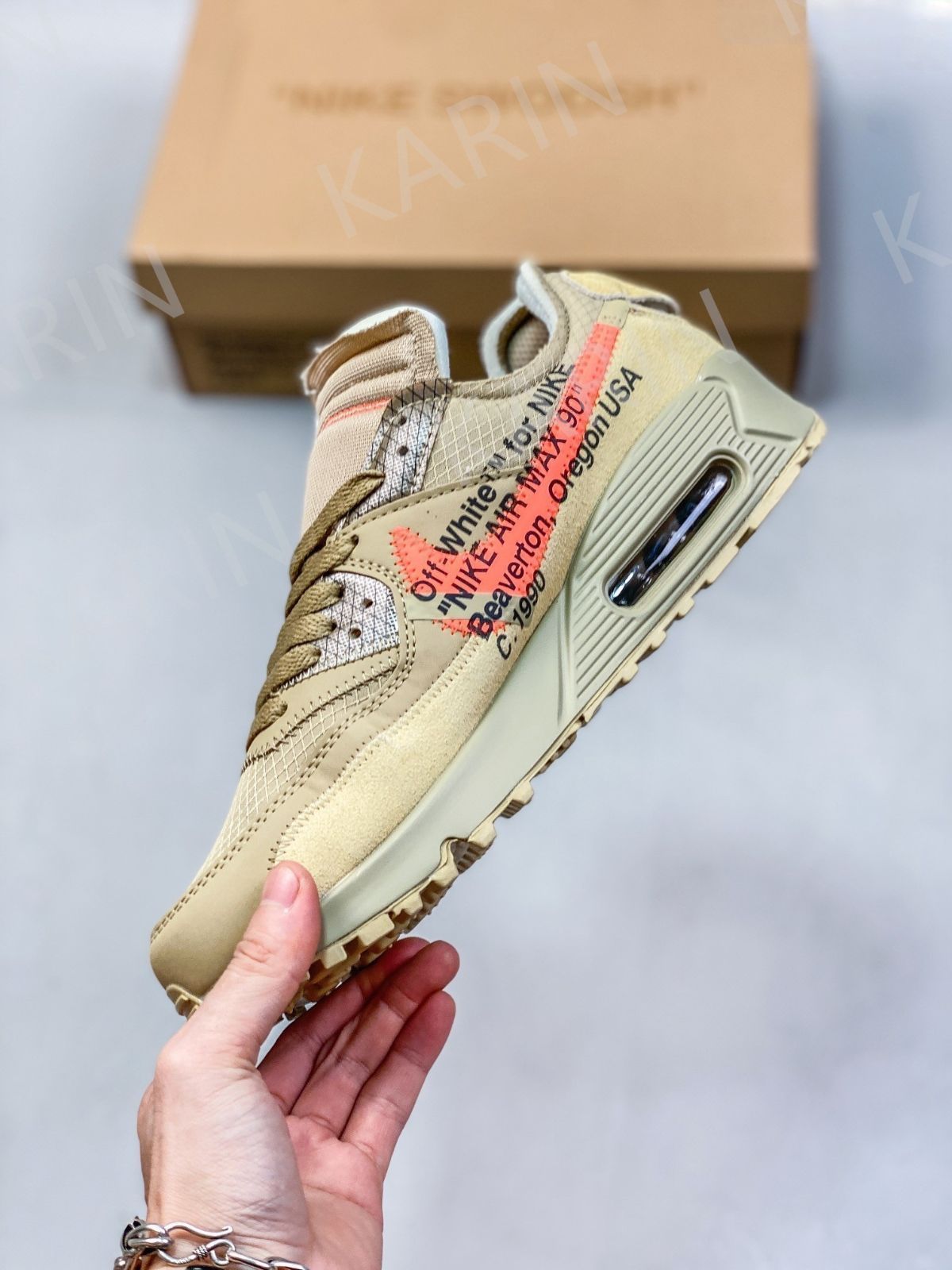 NIKE オフ-ホワイト × ナイキ エア マックス 90 