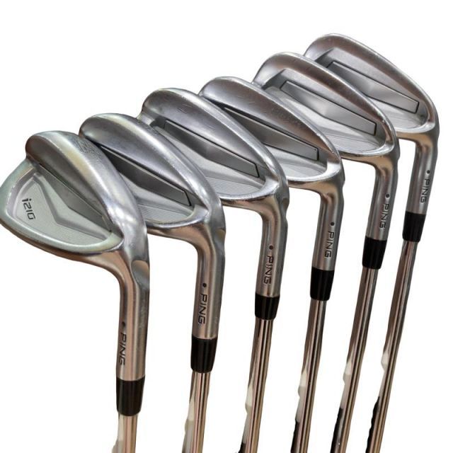 【中古】 ピン i210 6S アイアンセット IR 純正特注シャフト (フレックスS) メンズ 男性用 右利き 右用 Cランク ゴルフクラブ