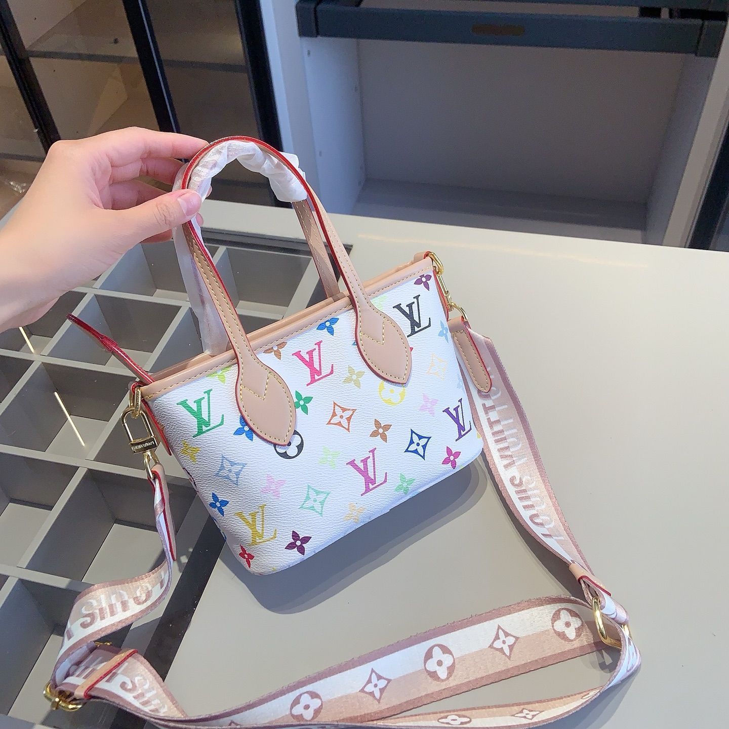 本日特価] 全新シリーズセット X669 - LV ショッピングバッグBB + LV