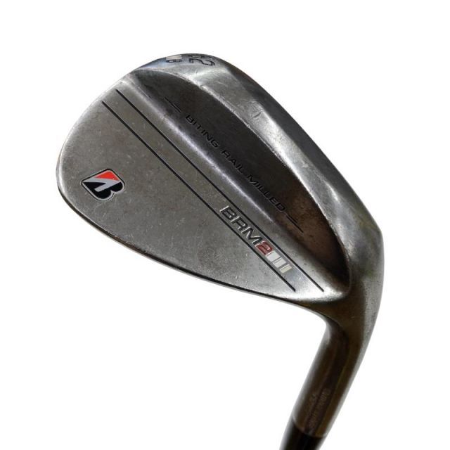 【中古】 ブリヂストン BRIDGESTONE BRM2 ノーメッキ 52°/08°M ウェッジ WG 純正特注シャフト (フレックスS) メンズ 男性用 右利き 右用 Dランク ゴルフクラブ