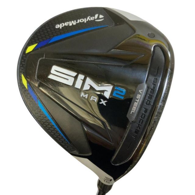 【中古】 テーラーメイド SIM2 MAX 3W フェアウェイウッド FW Diamana TB 60 (フレックスS) メンズ 男性用 右利き 右用 Cランク ゴルフクラブ