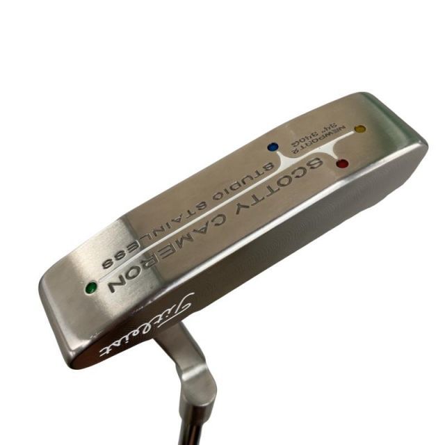 【中古】 タイトリスト SCOTTY CAMERON STUDIO STAINLESS NEWPORT 2 340G 34’ パター PT スチール (フレックスその他) メンズ 男性用 右利き 右用 Bランク ゴルフクラブ