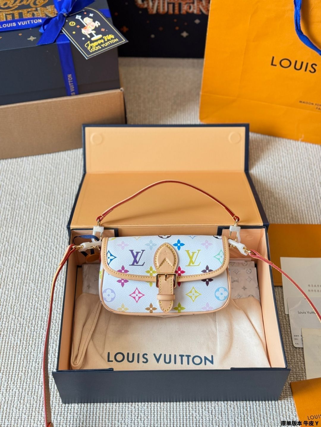 【今日特価】LV Nano Diane ノーマルディアン 牛皮アンダーアームバッグ-WTO輸入2