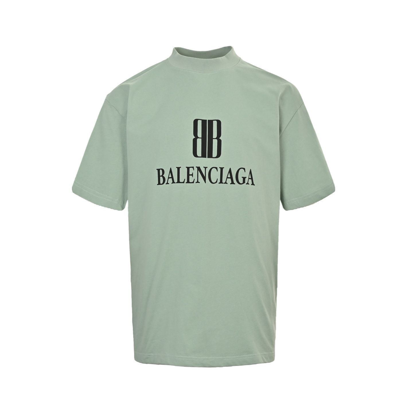 【今日特価】Balenciaga / バレンシアガ 25ss ダブル B ロゴプリント丸首 T シャツ