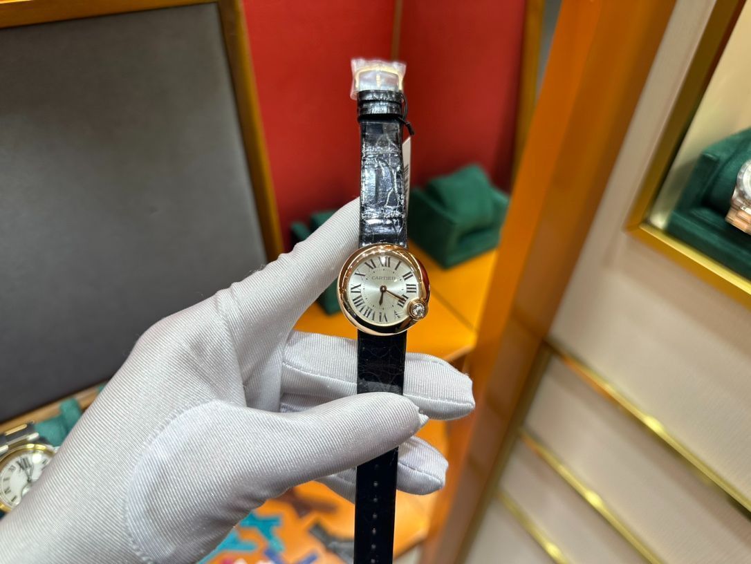 CARTIER カルティエ ディーアール レディース腕時計｜スイス製クオーツ×クロコダイルレザー｜本日限定特価新品未使用-WTO輸入5