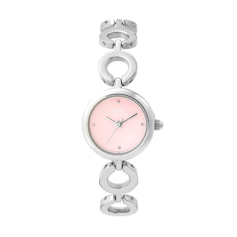 【新品】 NUWL 腕時計 レディース うで時計 20mm 婦人 女性 シルバー ピンク NUWL LOOP DROP POWDER PINK×SILVER