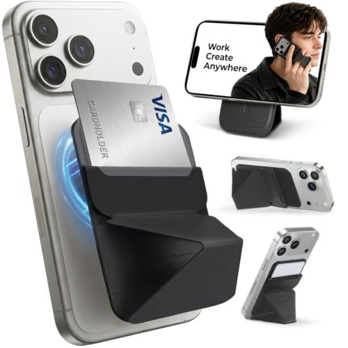 MOFT スマホスタンド 【MOVAS? 耐久&磁力強化版】 Snap-On iPhone 15 iPhone14 iPhone13 iPhone12 MagSafe対応 傷や汚れに強い マグネット カードケース 最大2枚収納 iPhoneスタンド Proｍａ