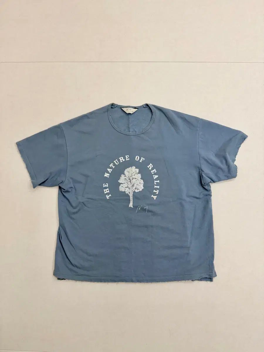 ANCELLM AGING T-SHIRT ANCELLM - DAMAGE AGING T-SHIRT/SAX | NapsNote