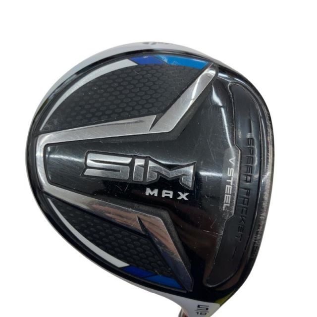 【中古】 テーラーメイド SIM MAX 5W フェアウェイウッド FW リシャフト (フレックスその他) メンズ 男性用 右利き 右用 Cランク ゴルフクラブ