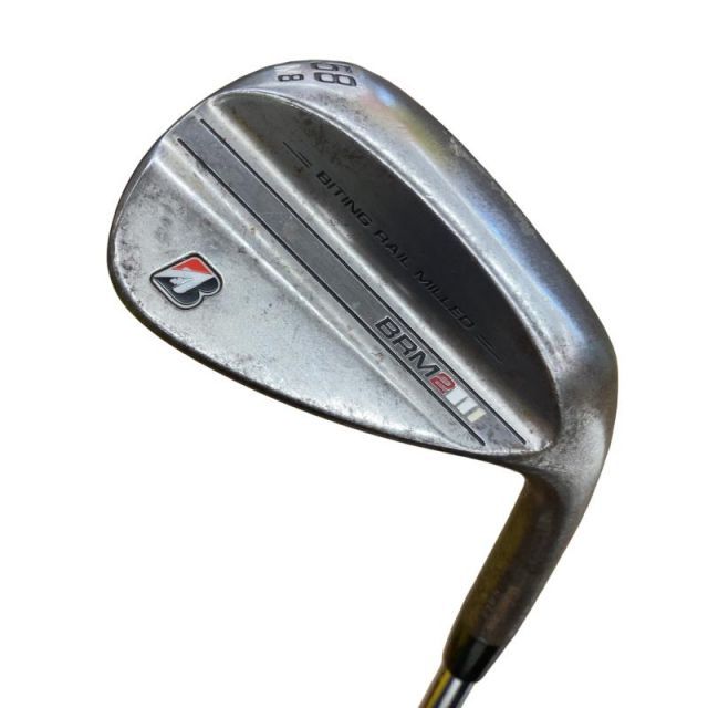 【中古】 ブリヂストン BRIDGESTONE BRM2 ノーメッキ 58°/08°M ウェッジ WG 純正特注シャフト (フレックスS) メンズ 男性用 右利き 右用 Dランク ゴルフクラブ