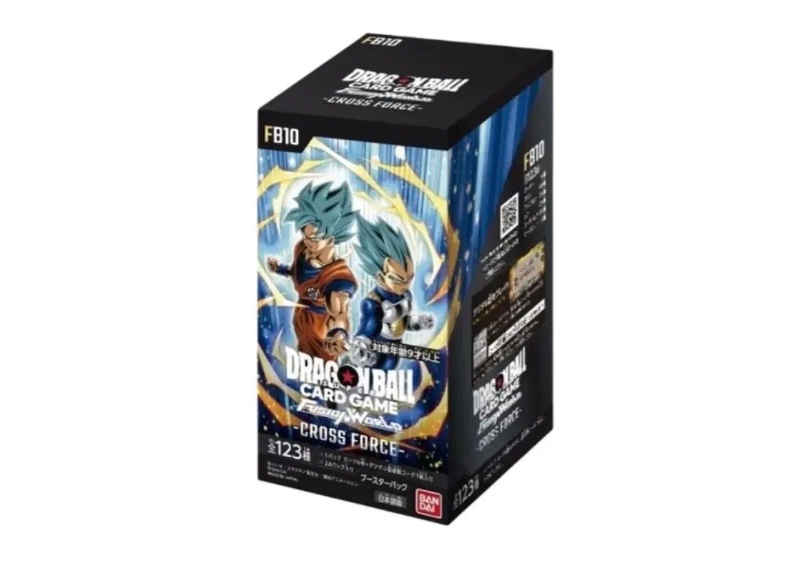 【テープカット品】ドラゴンボール スーパーカードゲーム フュージョンワールド ブースターパック CROSS FORCE【FB01】 1BOX