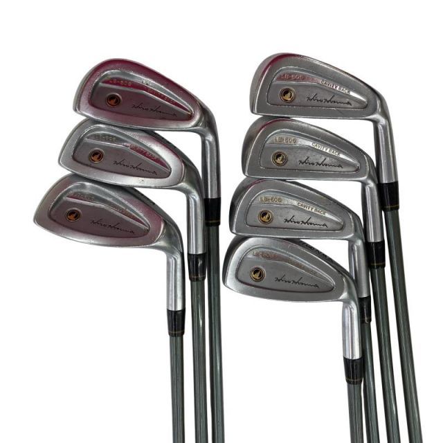 【中古】 本間ゴルフ LB-606 黒七宝 8S アイアンセット IR GRAPHITE (フレックスその他) メンズ 男性用 右利き 右用 Eランク ゴルフクラブ