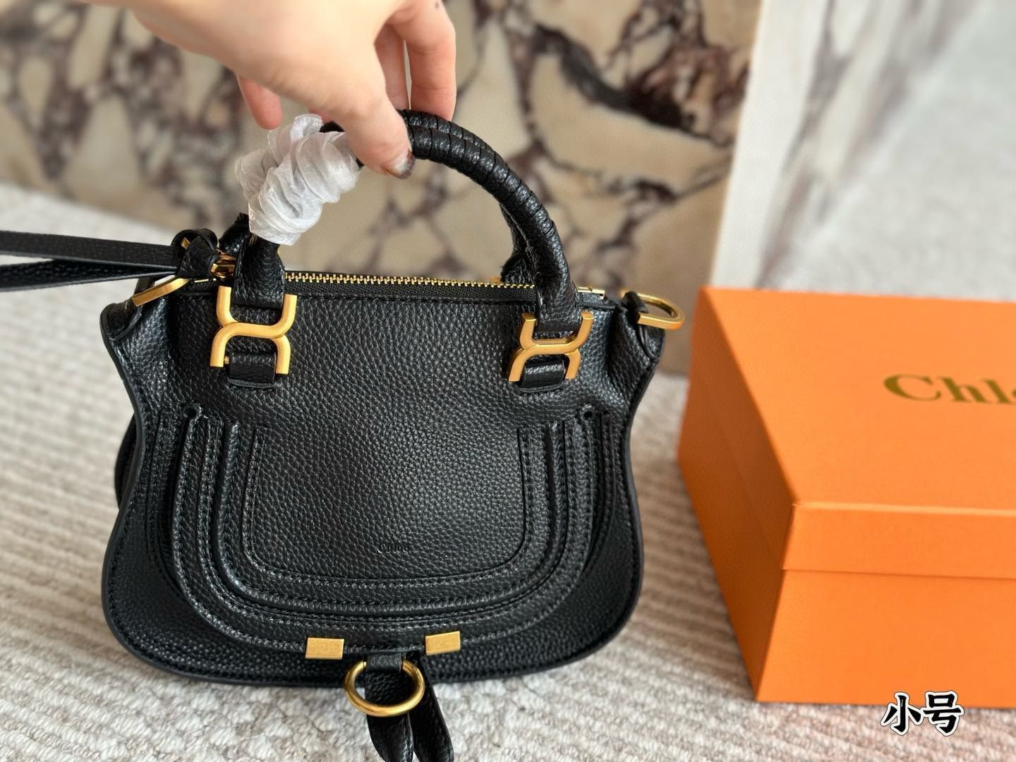 【今日特価】Chloe 22*17cm Handheld Saddle Bag・クロエ 22×17cm ハンドヘルドサドルバッグ-WTO輸入2