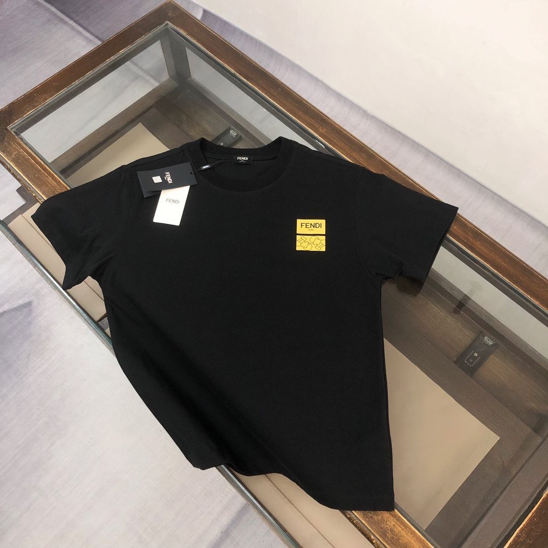 【今日特価】FENDI 25SS Summer New Arrival - ダブルガーゼ綿パーカー T シャツ